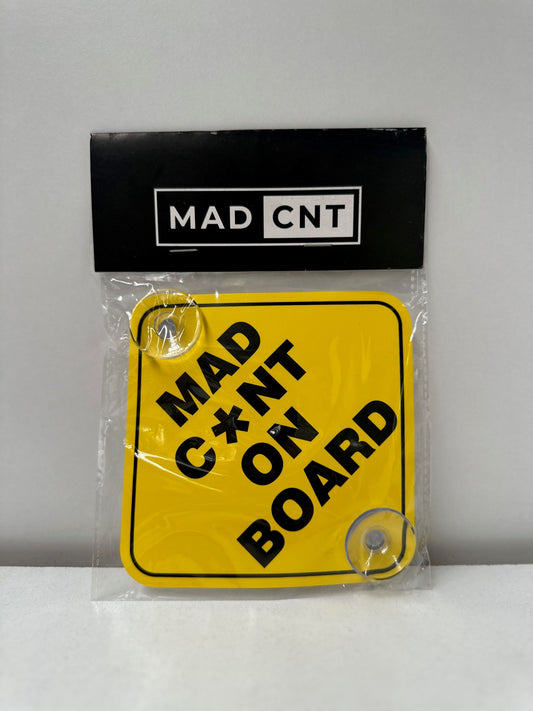 MADCNT Window Sign